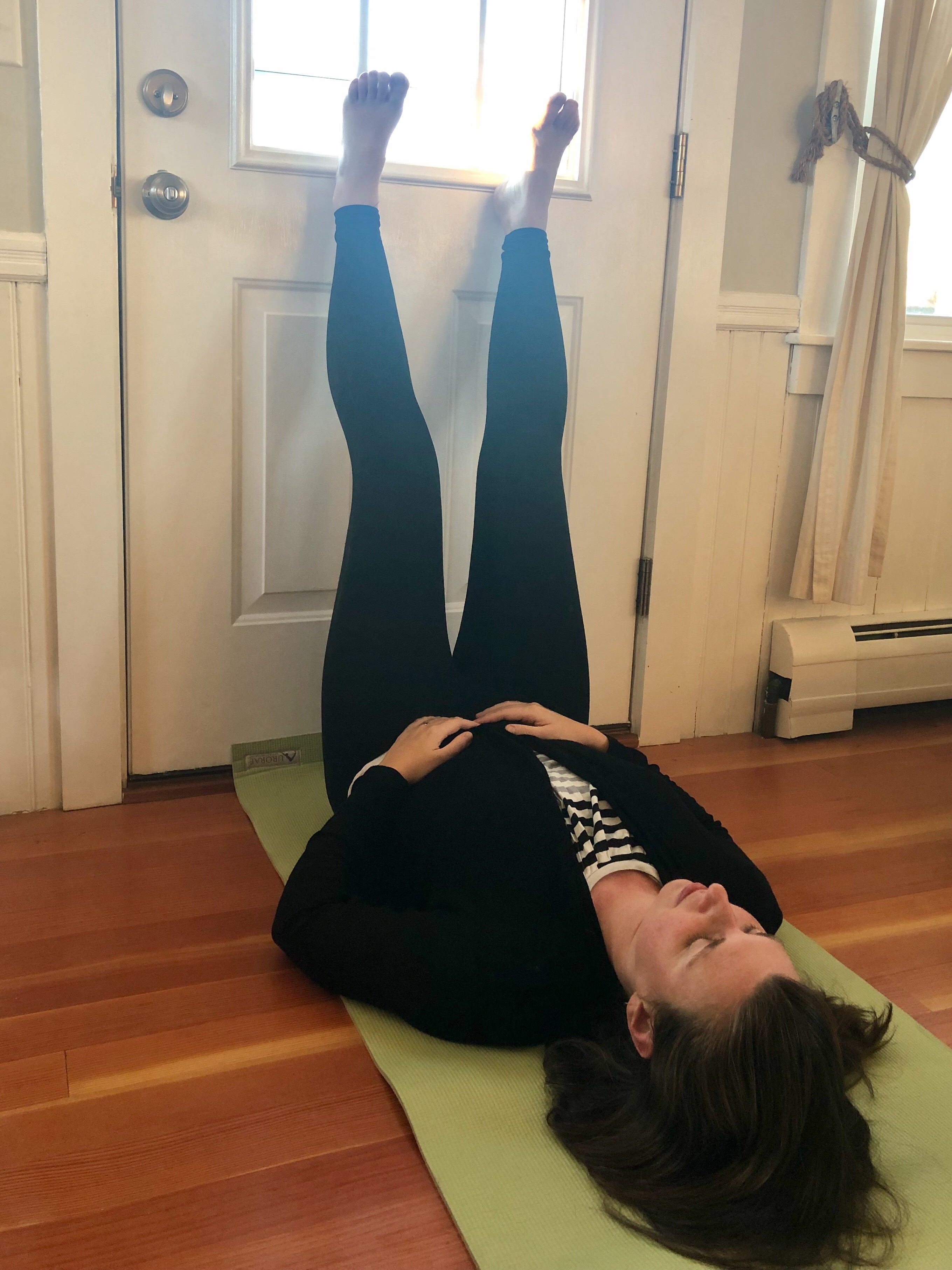 Relieve Stress with Legs Up the Wall Pose (Viparita Karani)