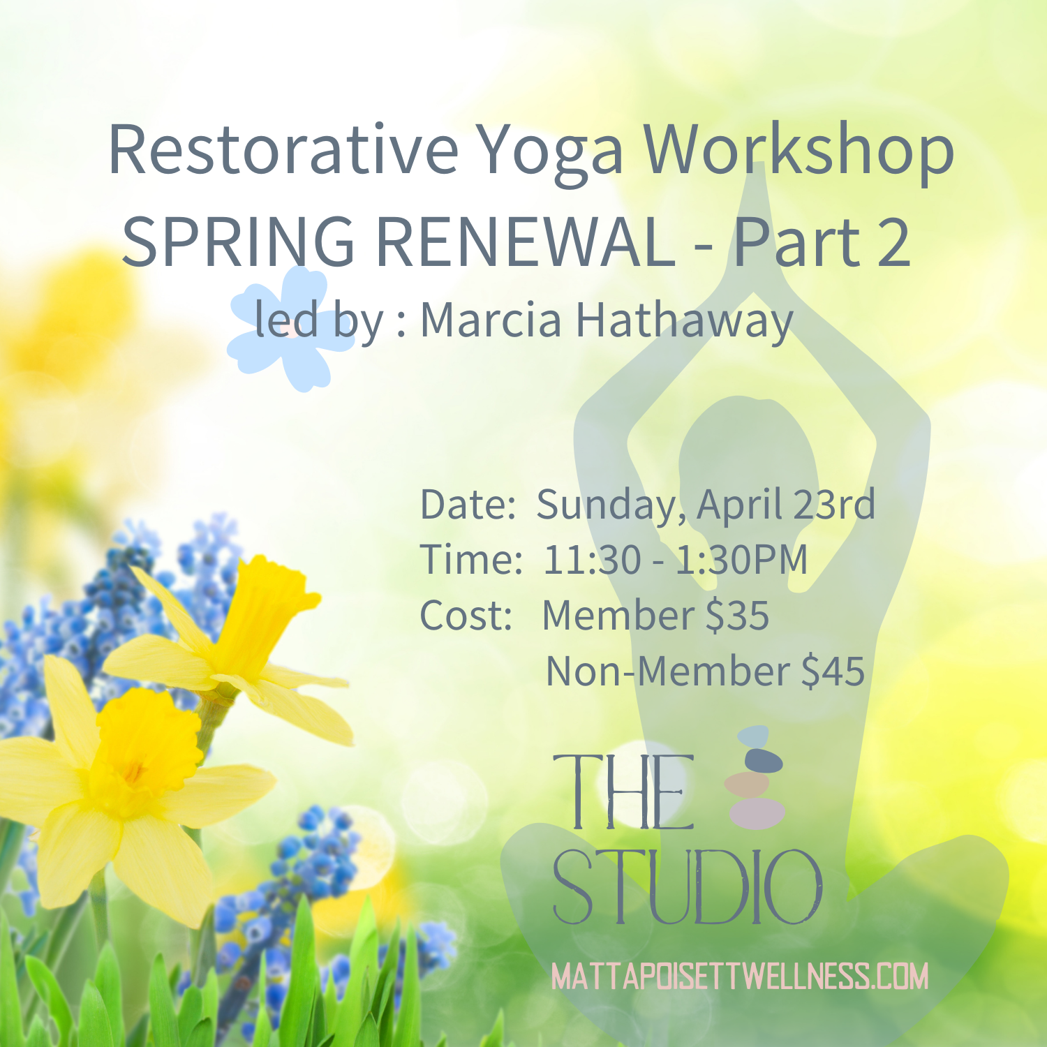 Restorative Yoga Spring Renewal Part 2 - Mattapoisett Wellness Center